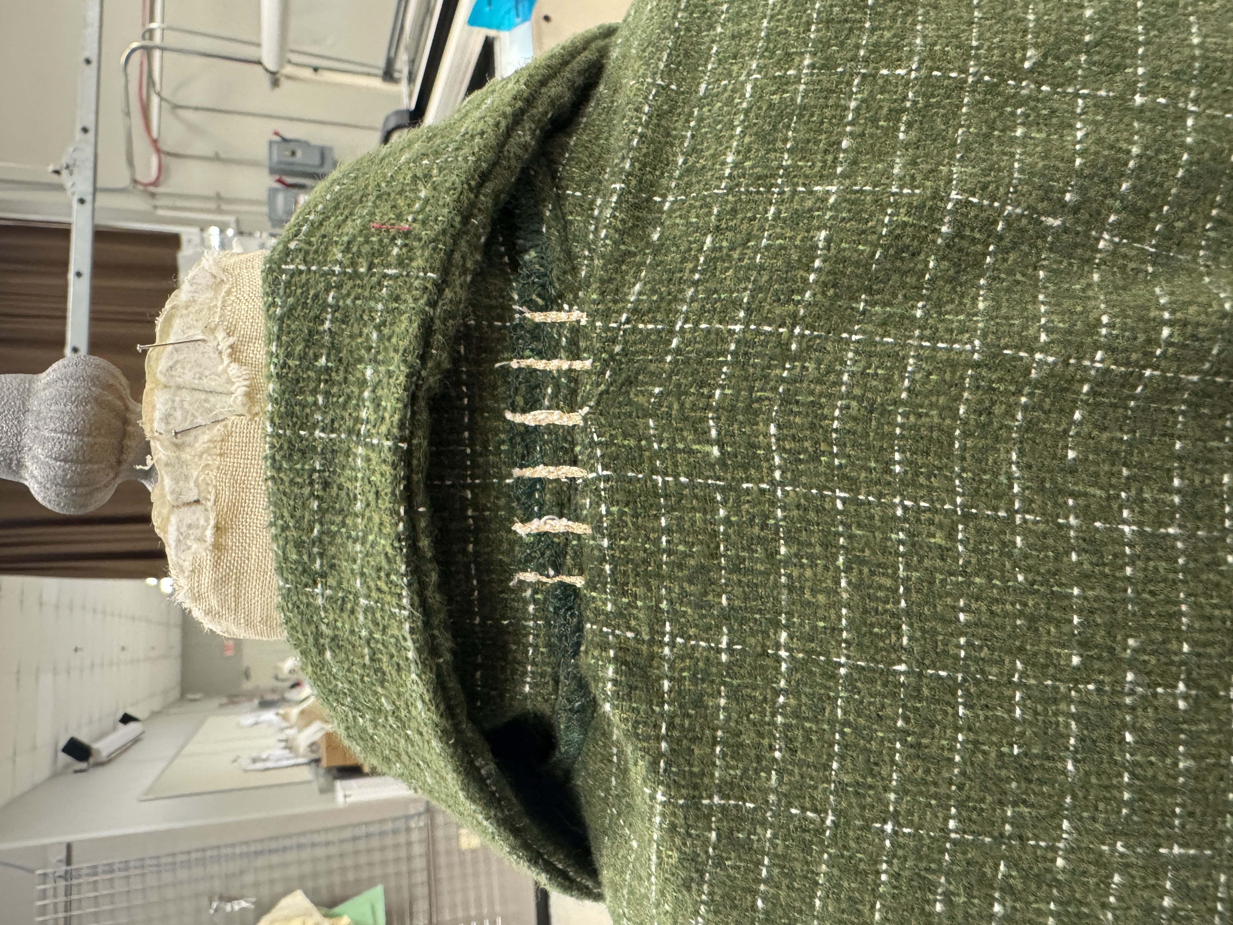 Back stitch detail