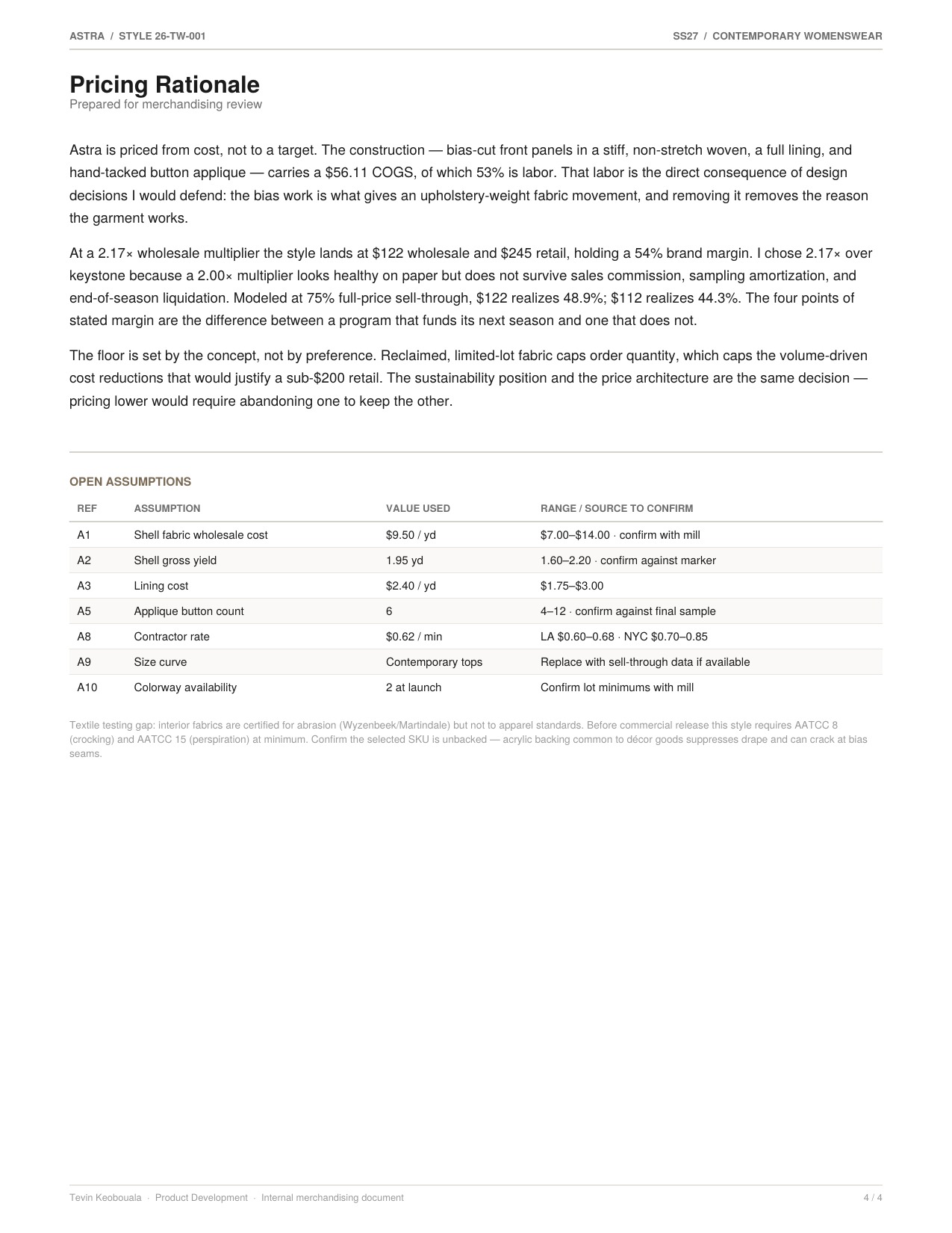 Line sheet page 4