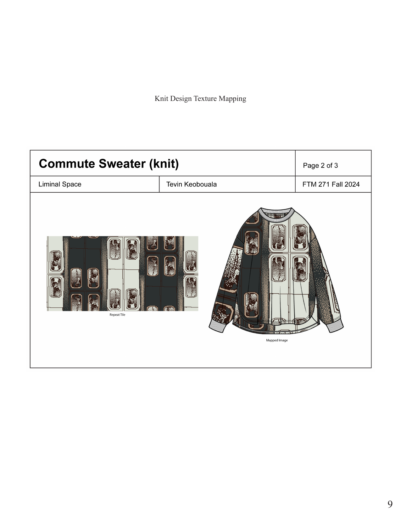 Knit Texture Mapping — Commute Sweater