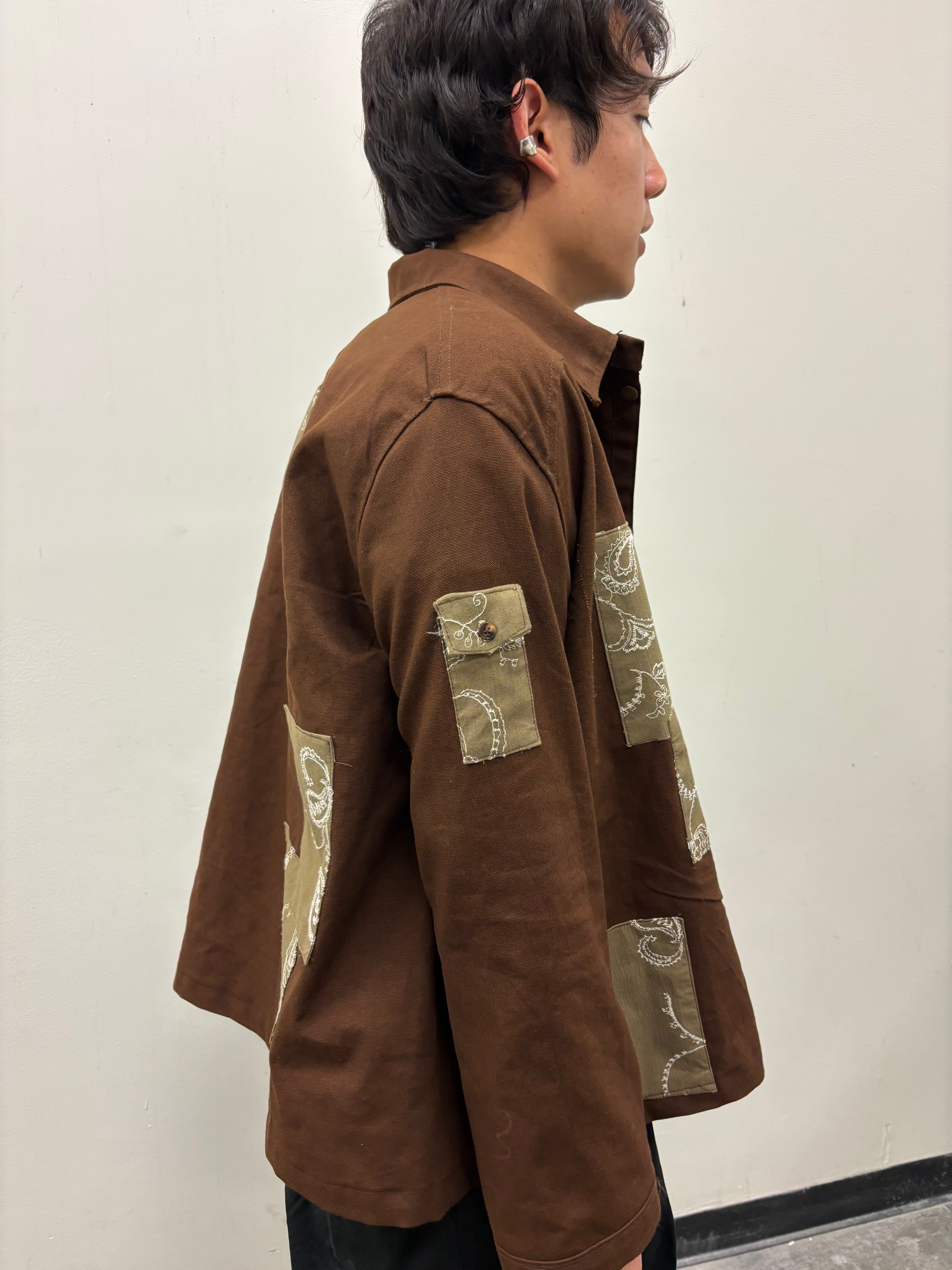 Saddles Patched Jacket — side view